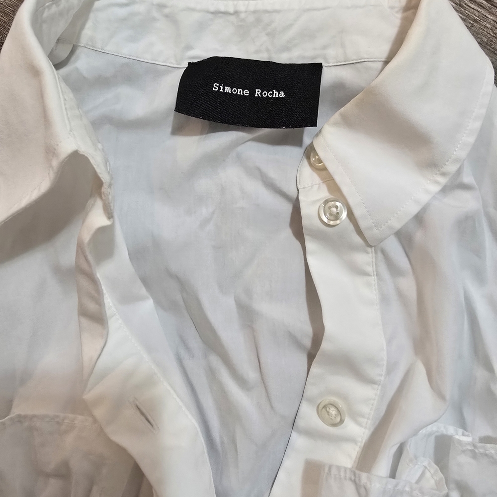 Simone Rocha White Blouse - Picture 2 of 7